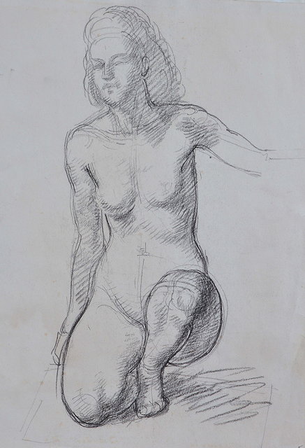 Appraisal: George Charlton - Collection of thirty eight nude drawings pencil