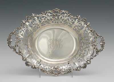 Appraisal: A Sterling Silver Basket by Theodore B Starr New York