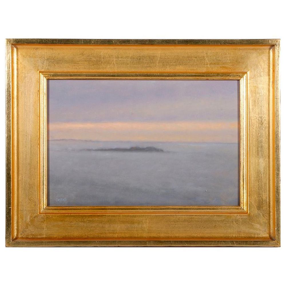 Appraisal: Castelli Artist Castelli Title Subject Seascape Signature Lower right Medium