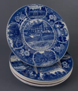 Appraisal: Staffordshire Commemorative Plates Six Set of six Old English Staffordshire