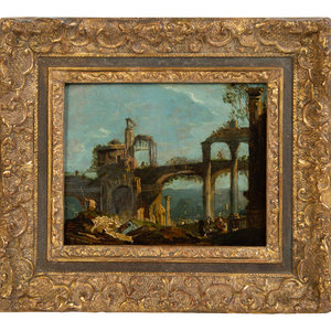 Appraisal: Contemporary Follower of Canaletto Italian - oil on board x