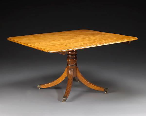 Appraisal: A Regency mahogany tilt-top breakfast table first quarter th century