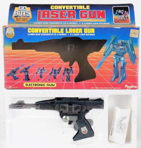 Appraisal: GoBots Laser Gun Battery-Op Tonka Tough to find Gobot with