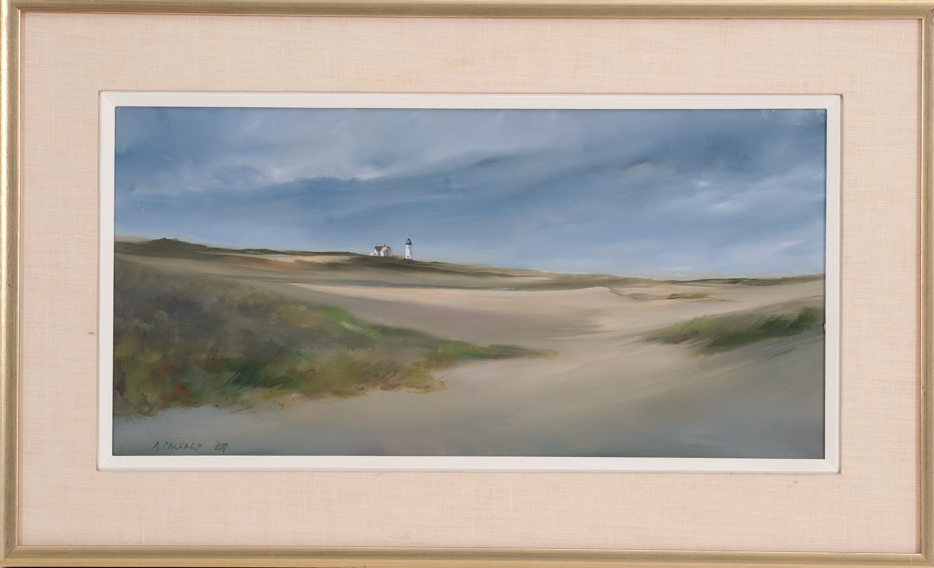 Appraisal: ANNE PACKARDAmerican ContemporaryRace Point Light Provincetown Massachusetts Signed lower left