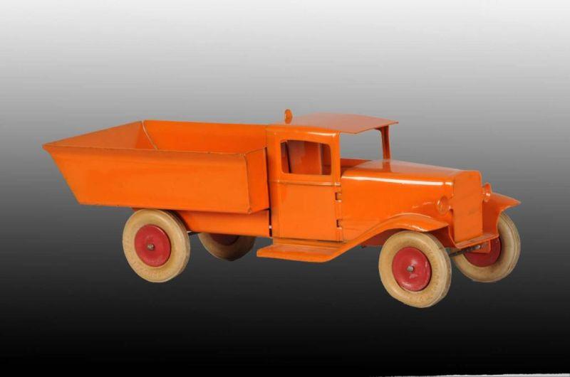 Appraisal: Pressed Steel Wyandotte Manual Dump Truck Description American Circa Original