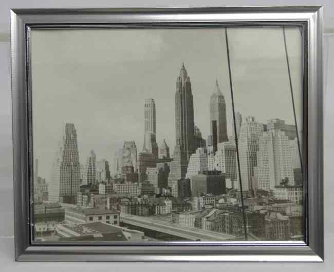 Appraisal: Original C - Al Macy photo view from Brooklyn Bridge