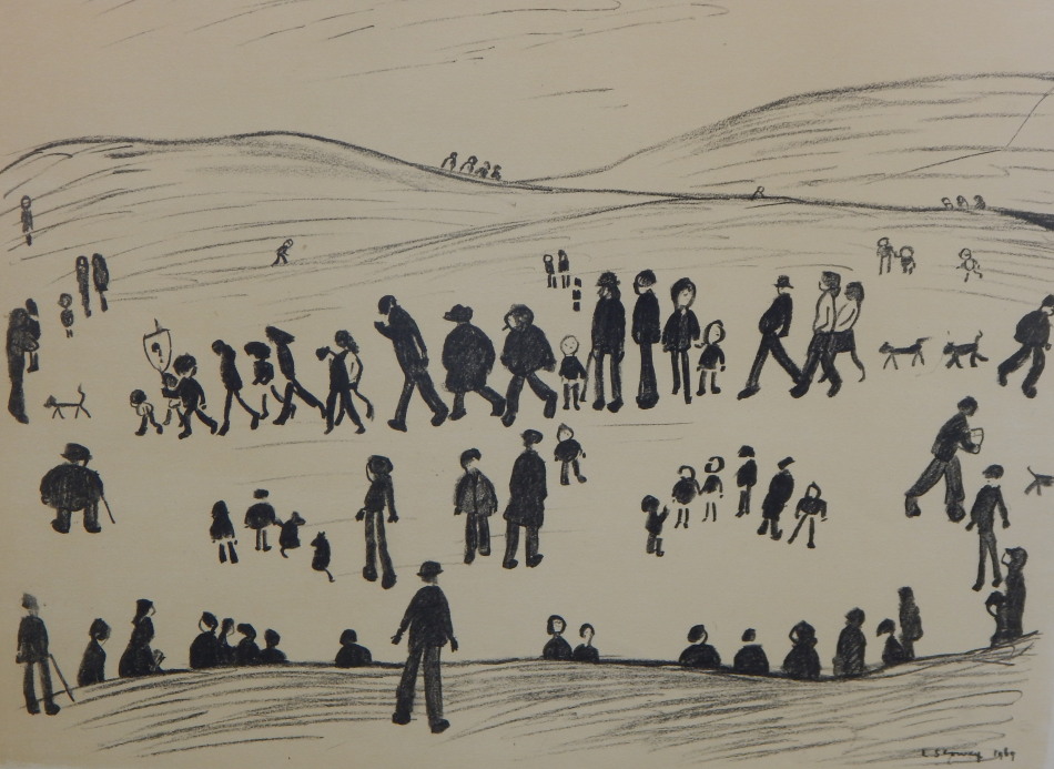 Appraisal: Laurence Stephen Lowry - Sunday Afternoon artist signed limited edition