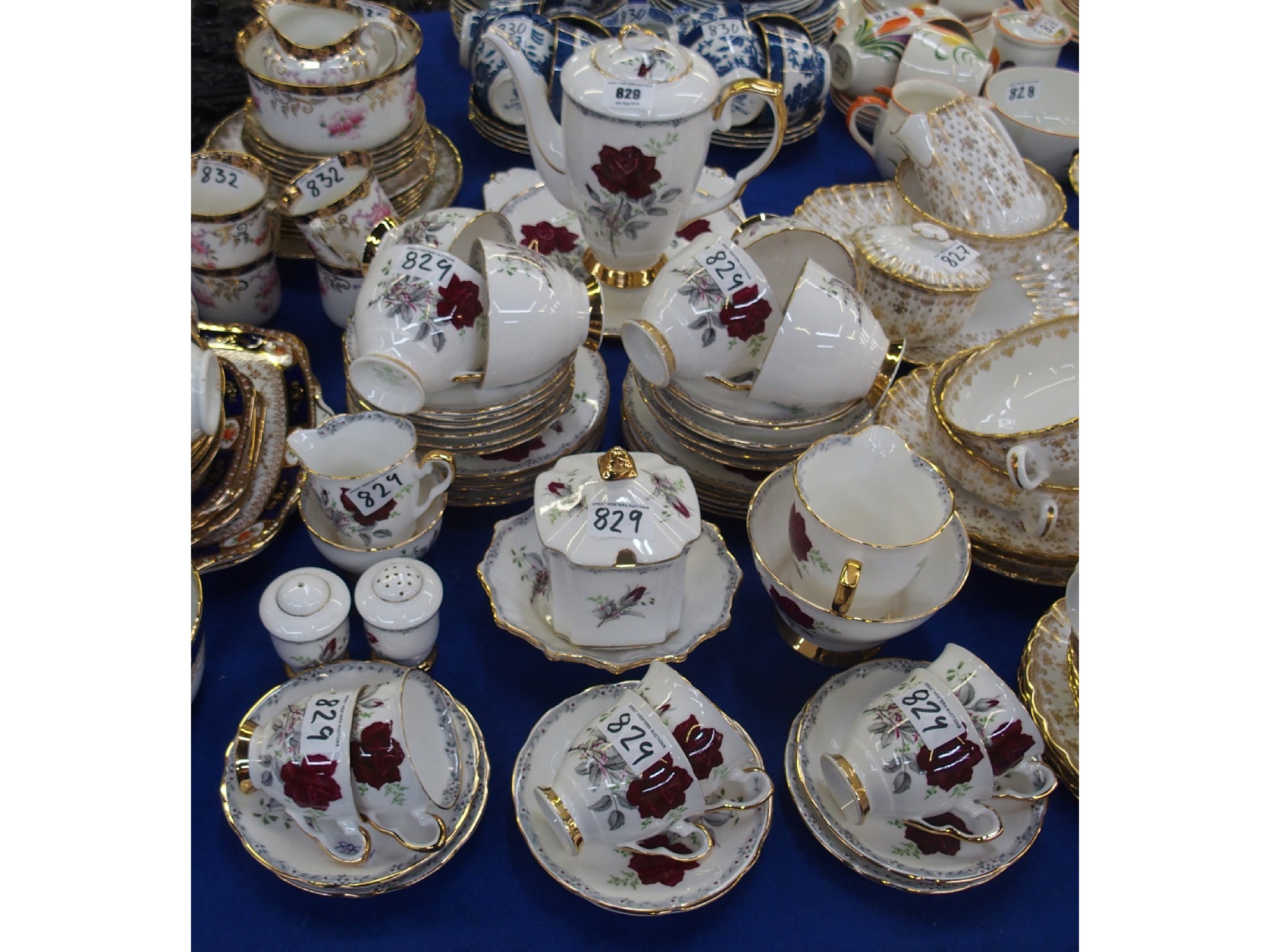 Appraisal: Royal Albert Roses to Remember coffee and teaset for six