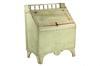 Appraisal: STORAGE BIN - th c pine slant front storage bin