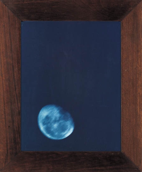 Appraisal: DUGDALE JOHN - Moon Just Tinged With Blue Cyanotype x