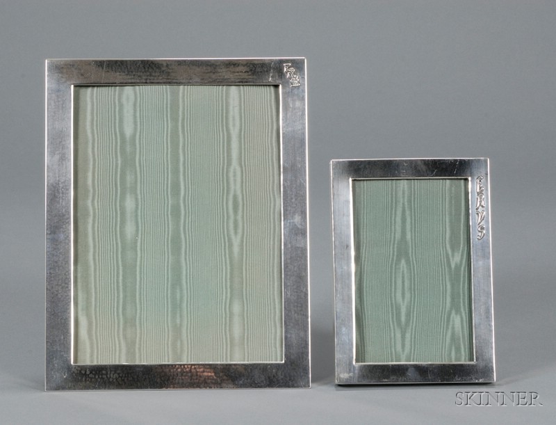 Appraisal: Two Lebolt Frames Sterling silver Chicago Illinois early th century