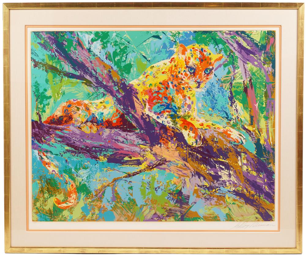 Appraisal: LEROY NEIMAN 'SERENGETI LEOPARD' LITHOGRAPHLeroy Neiman American - 'Serengeti Leopard'