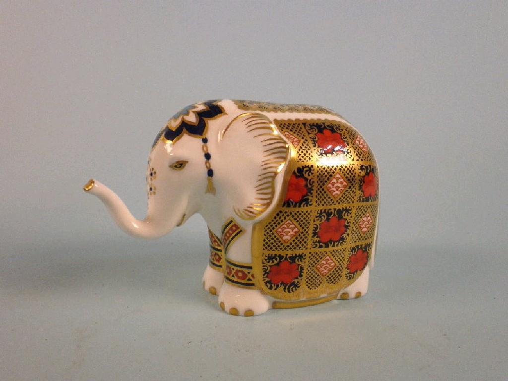 Appraisal: A Royal Crown Derby Imari patterned elephant red printed mark