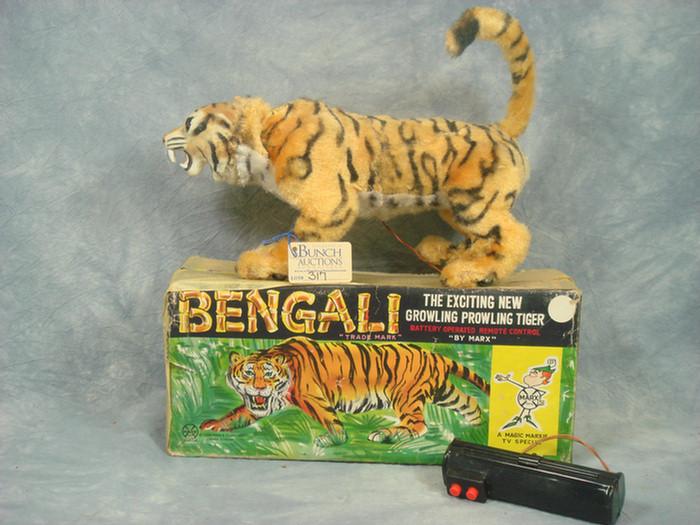 Appraisal: Marx Battery Operated Bengali Bengal Tiger has box but it