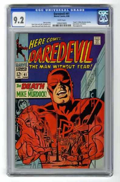 Appraisal: Daredevil CGC Marvel Comics Click for full description