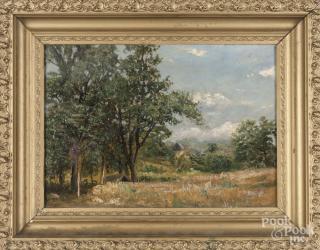 Appraisal: Charles Boizard American b oil on board landscape signed lower