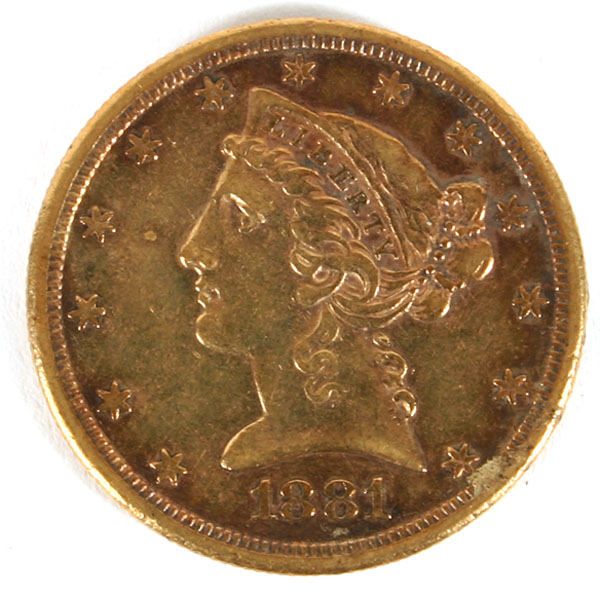 Appraisal: S Liberty Head Variety Two Gold Coin VF-XF