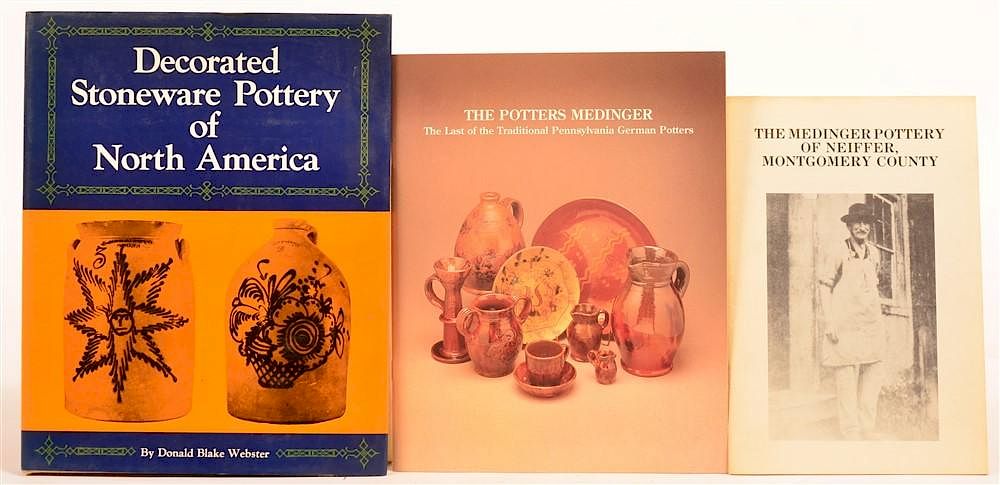 Appraisal: vols Books on Stoneware Pottery Webster Decorated Stoneware Pottery of