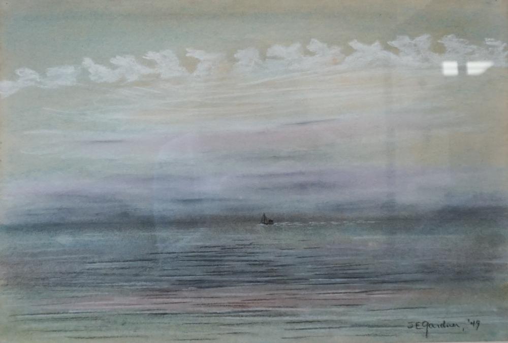 Appraisal: J EUGENE GARDNER AMERICAN - CLOUD PARADE CHESAPEAKE BAY NEAR