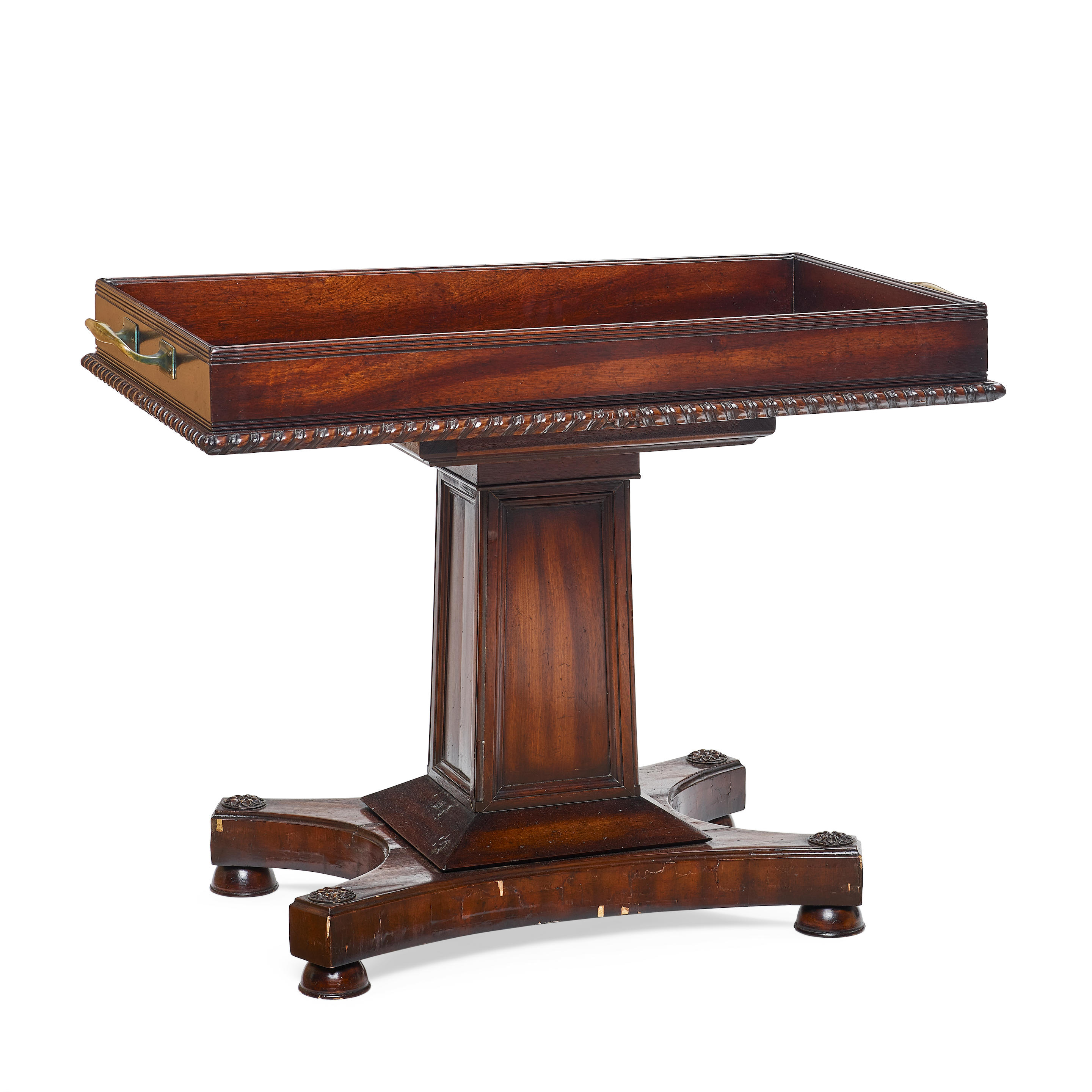 Appraisal: A WILLIAM IV MAHOGANY TRAY TABLESECOND QUARTER TH CENTURY Second