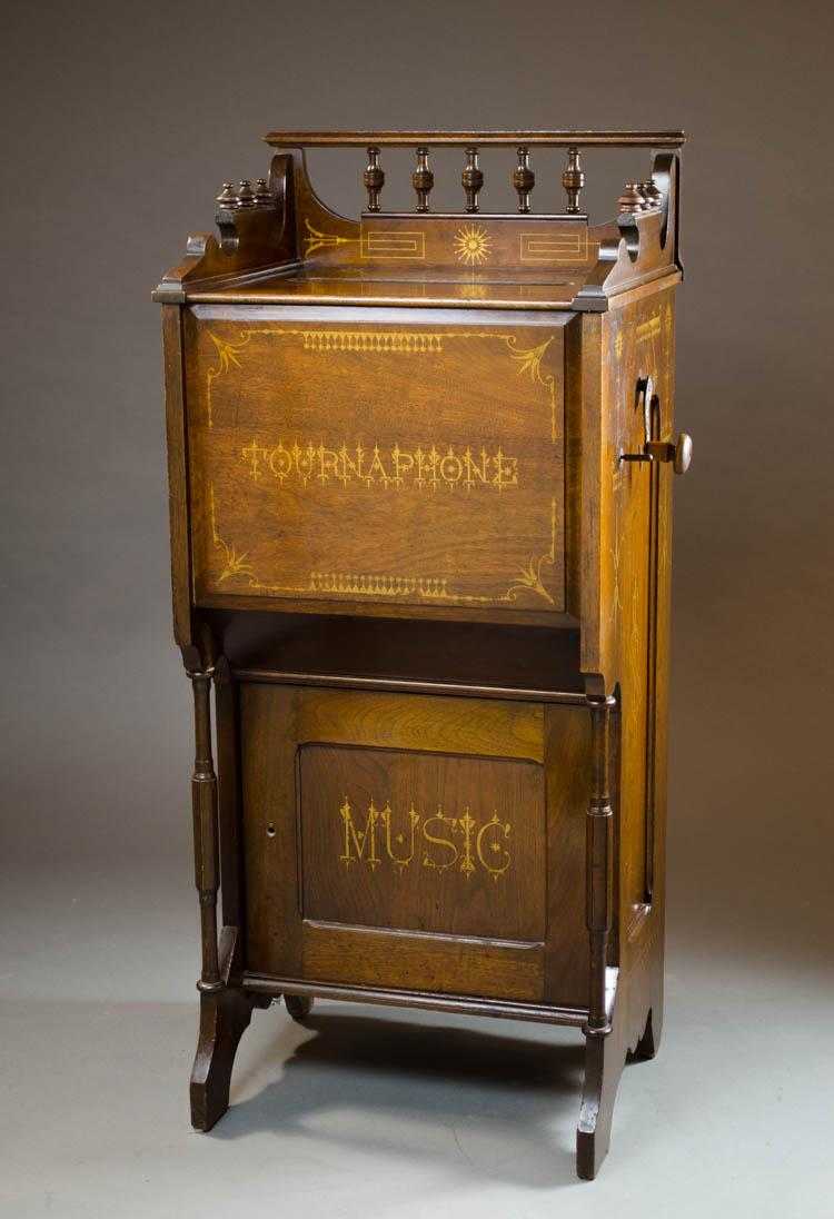 Appraisal: FLOOR MODEL TOURNAPHONE ROLLER ORGANETTE The Tournaphone Music Co Worcester