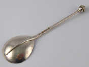 Appraisal: Guild of Handicraft A silver spoon with fig shaped rattail