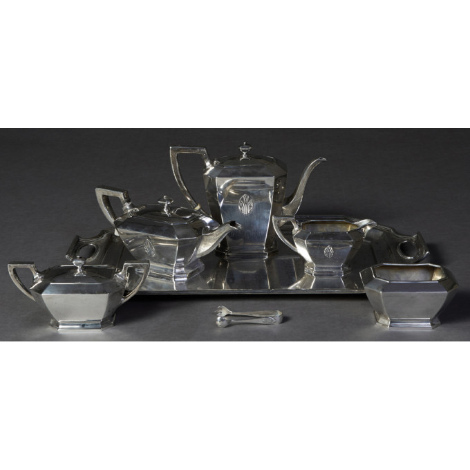 Appraisal: Seven Piece Gorham Sterling Coffee Service c in the Fairfax