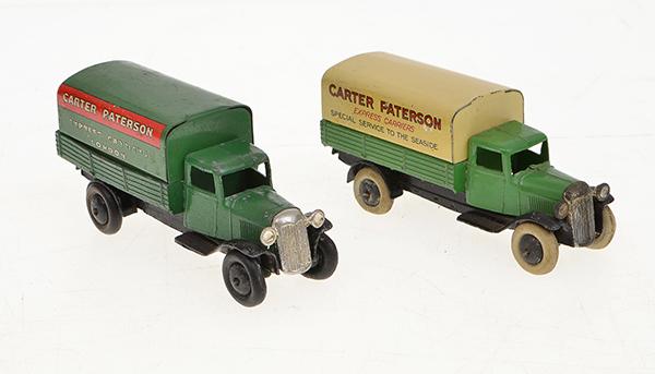 Appraisal: TWO DINKY B CARTER PATERSON COVERED WAGON both with type