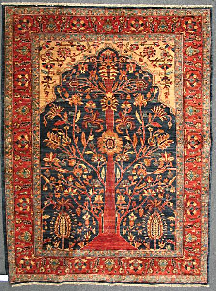 Appraisal: An Afghan rug size approximately ft in x ft