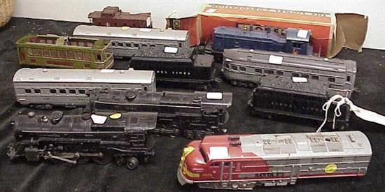 Appraisal: Lionel train engines JC NW- diesel in original box with