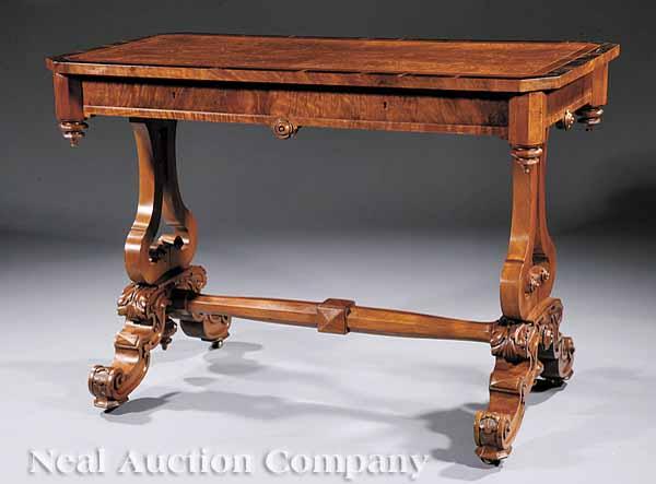 Appraisal: A Rare Pair of William IV Satinwood Palissandre and Kingwood