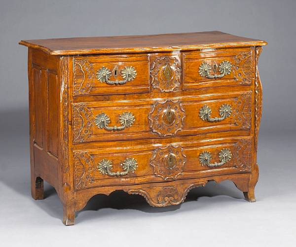 Appraisal: A R gence walnut commode first quarter th century The