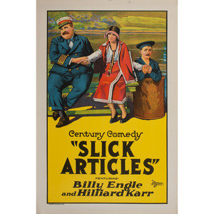 Appraisal: Seven Century Comedy Slick Articles Film Posters AmericanCentury Comedy Slick