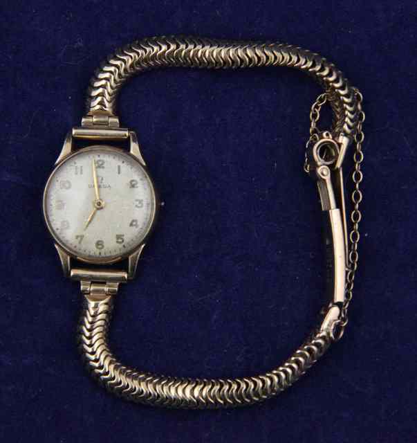 Appraisal: A lady's Omega wristwatch the circular dial with Arabic numerals