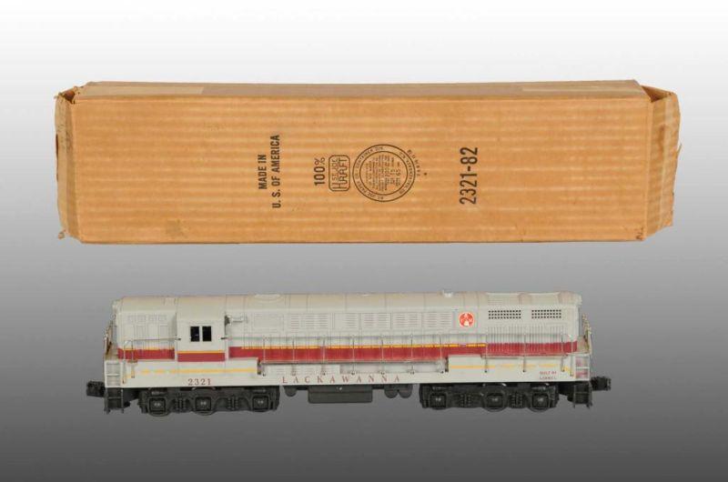 Appraisal: Lionel No O-Gauge Lackawana Train Master OB Description Post-war Includes