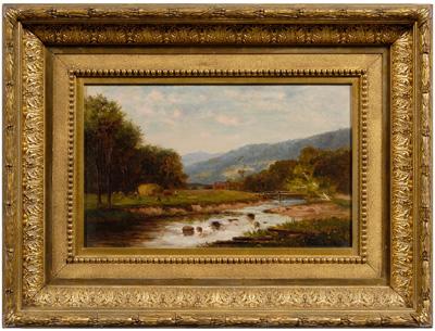 Appraisal: Frank Henry Shapleigh painting New Hampshire - White Mountain School