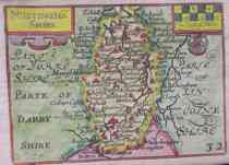 Appraisal: Map of Nottingham Shire dated Antique map of Nottingham Shire