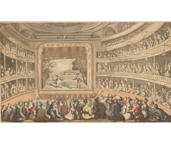 Appraisal: Doctor Syntax hand colored English engravings At Covent Garden Theatre