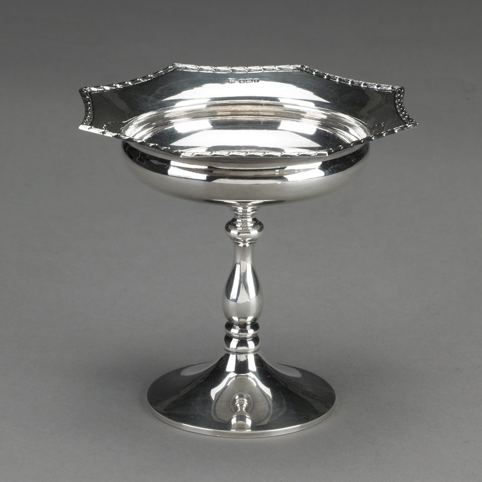 Appraisal: Edwardian Silver Comport Cooper Bros Sons Sheffield height cm height