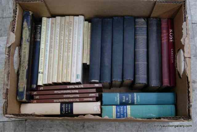 Appraisal: Box of Vintage Modern era BooksThey include a set of