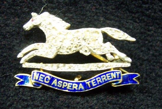 Appraisal: A Regimental brooch possibly The Prince of Wales's Own West