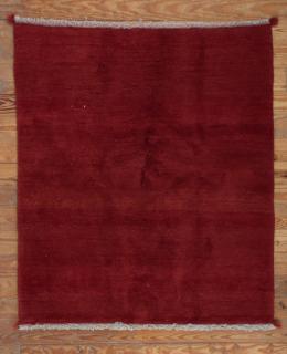 Appraisal: Persian Gabbeh ' x ' Solid Color Rug Persian Gabbeh