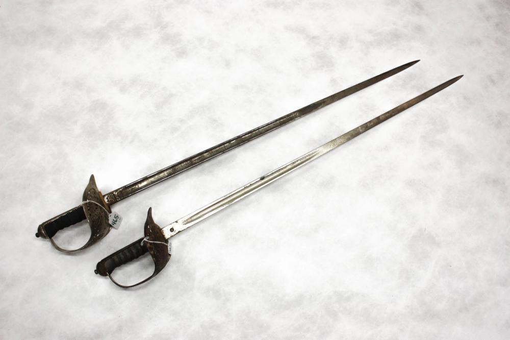 Appraisal: TWO PATTERN BRITISH SWORDS both by Henry Wilkinson Pall Mall