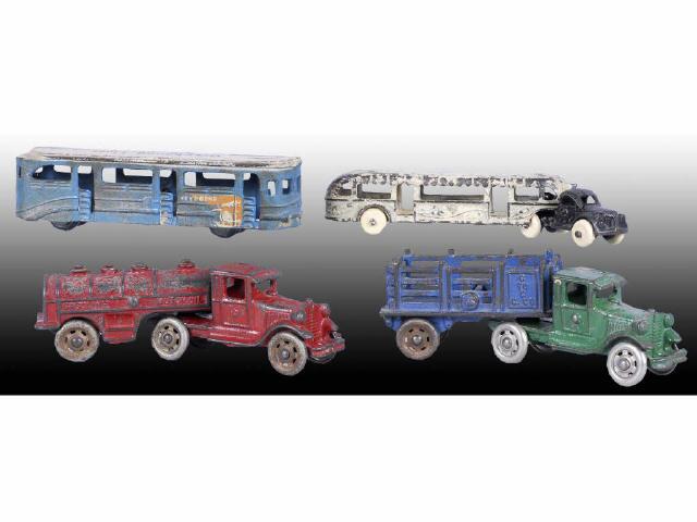 Appraisal: Lot of Cast Iron Automotive Toys Description Two Arcade World's