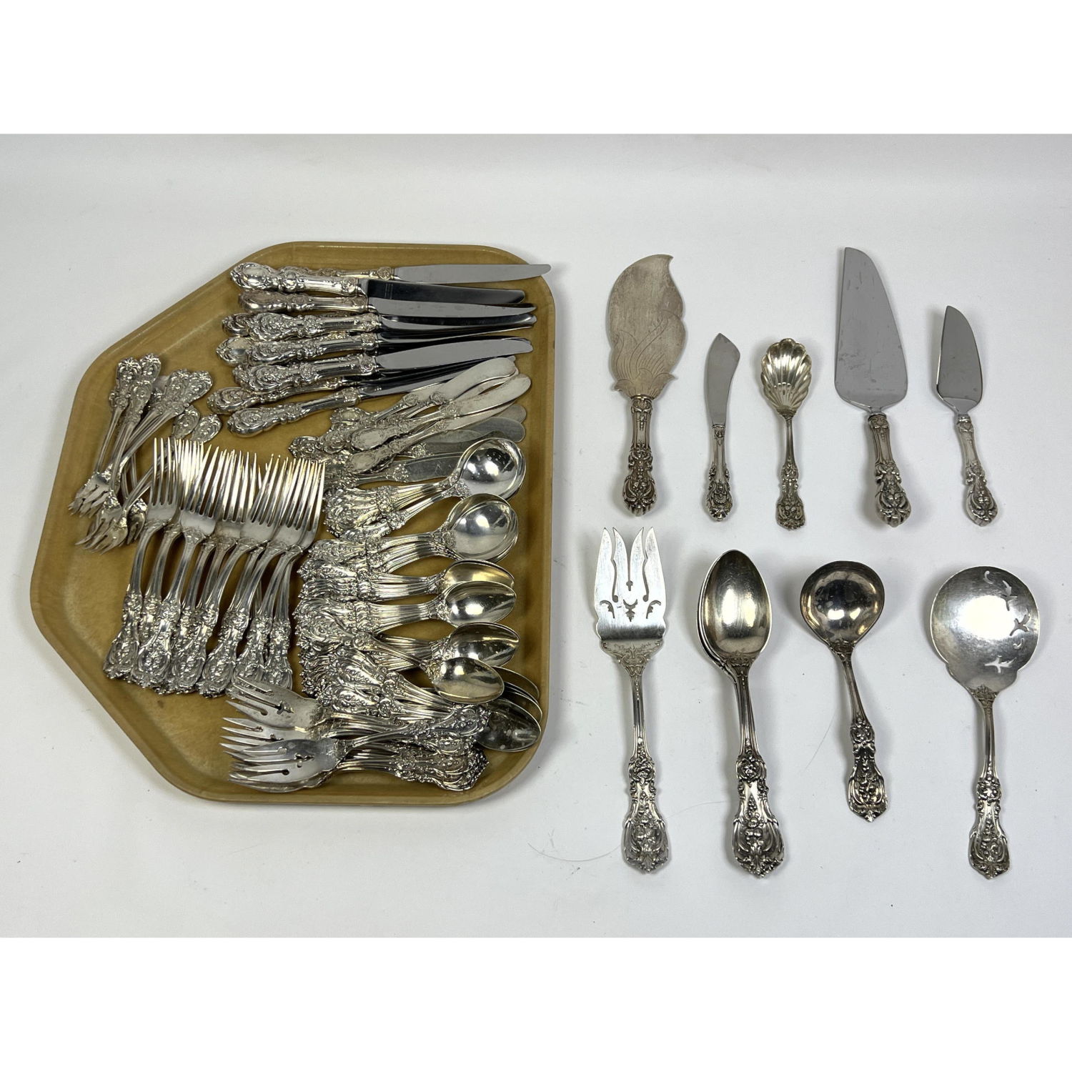 Appraisal: pc REED and BARTON Francis I Sterling Silver Flatware Set