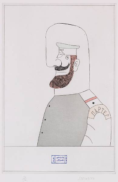 Appraisal: Saul Steinberg American - Gogol II IV G Etchings and