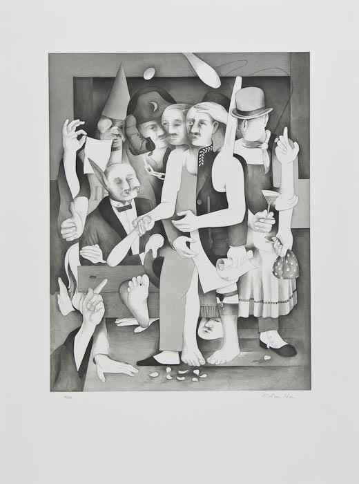 Appraisal: Richard Hamilton - The Transmogrifications of Bloom etching with aquatint