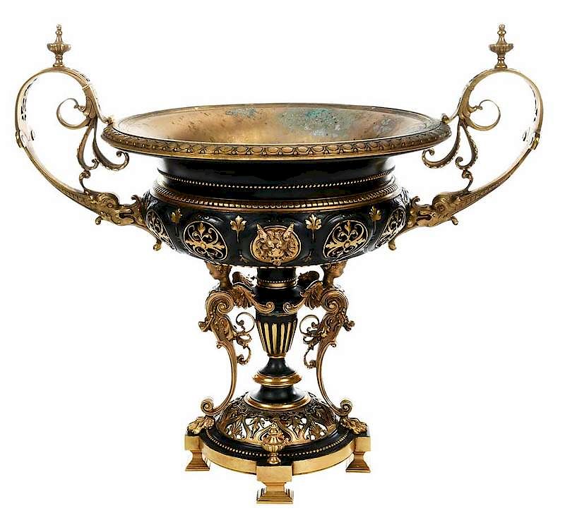 Appraisal: Louis Philippe Style Gilt Bronze Center Bowl French late th