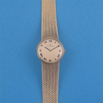 Appraisal: A lady's ct yellow gold wrist watch by Movado ct