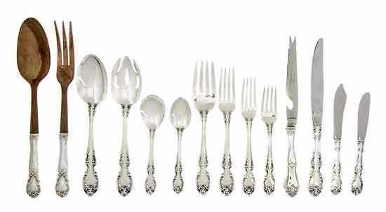 Appraisal: An American Sterling Silver Flatware Service for Twelve Gorham in